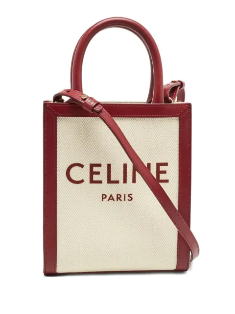 Céline Pre-Owned mini Vestical Cabas canvas tote bag