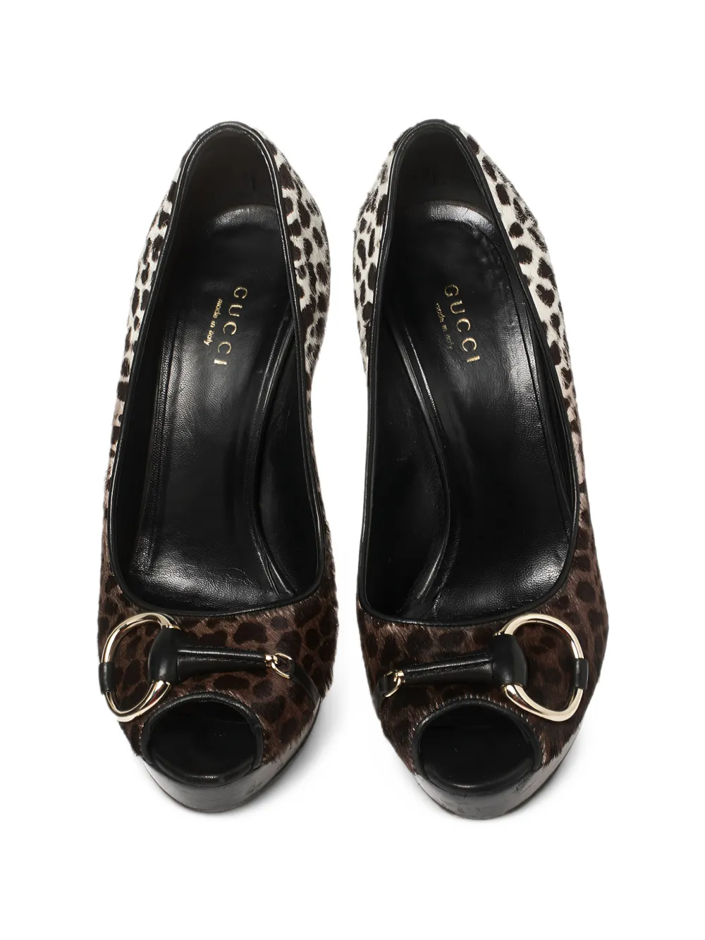 Gucci Pre-Owned 2024 Pumps mit Leoparden-Print - Braun