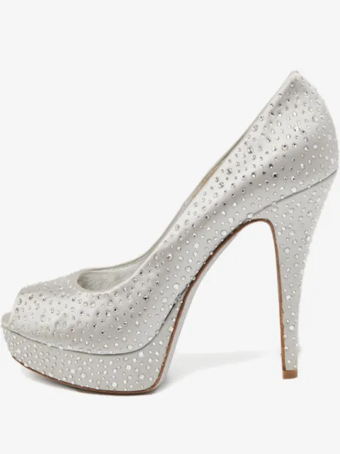 Loriblu 150mm crystal-embellished heeled pumps