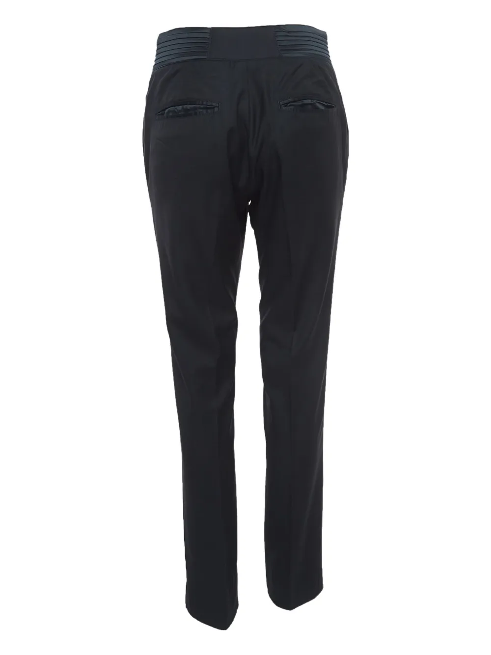 Emporio Armani Pre-Owned satin-waistband trousers | Image 2