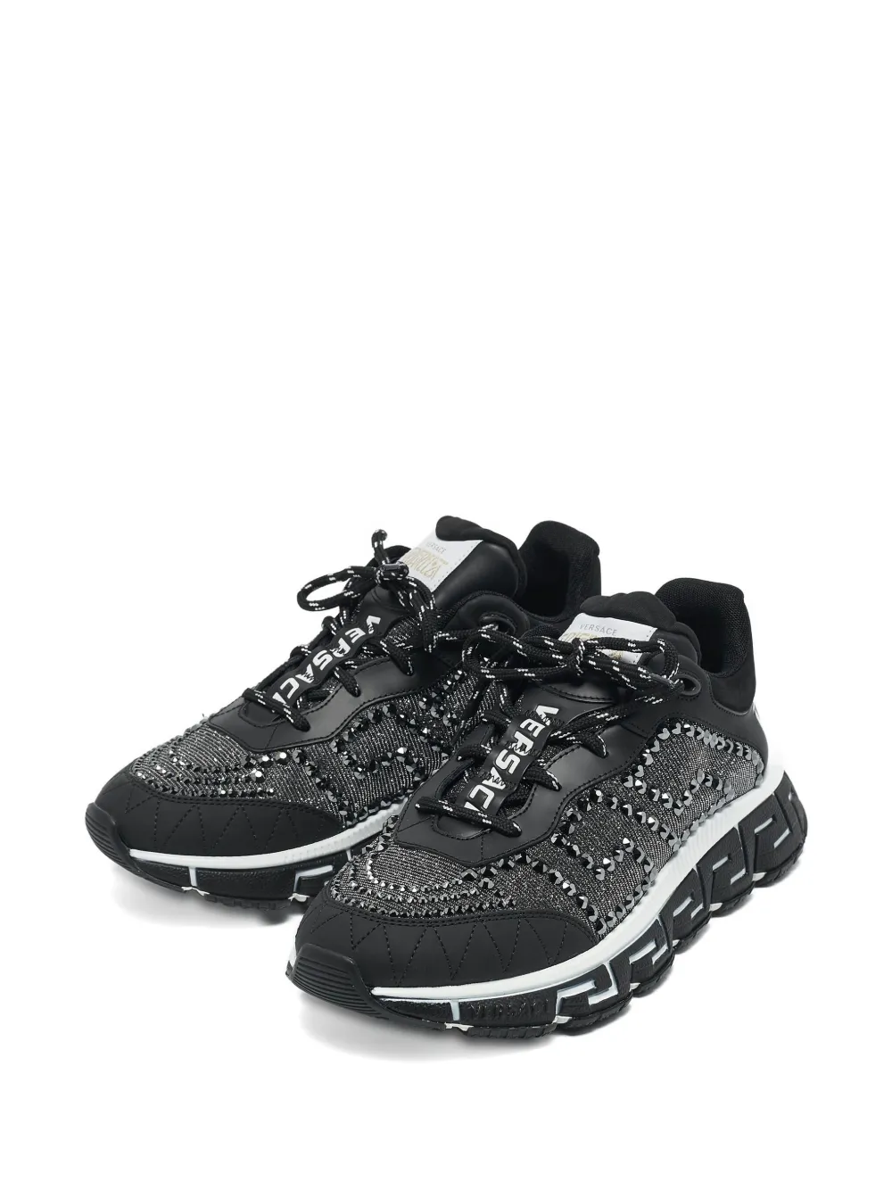 Versace Pre-Owned Trigreca sneakers - Zwart