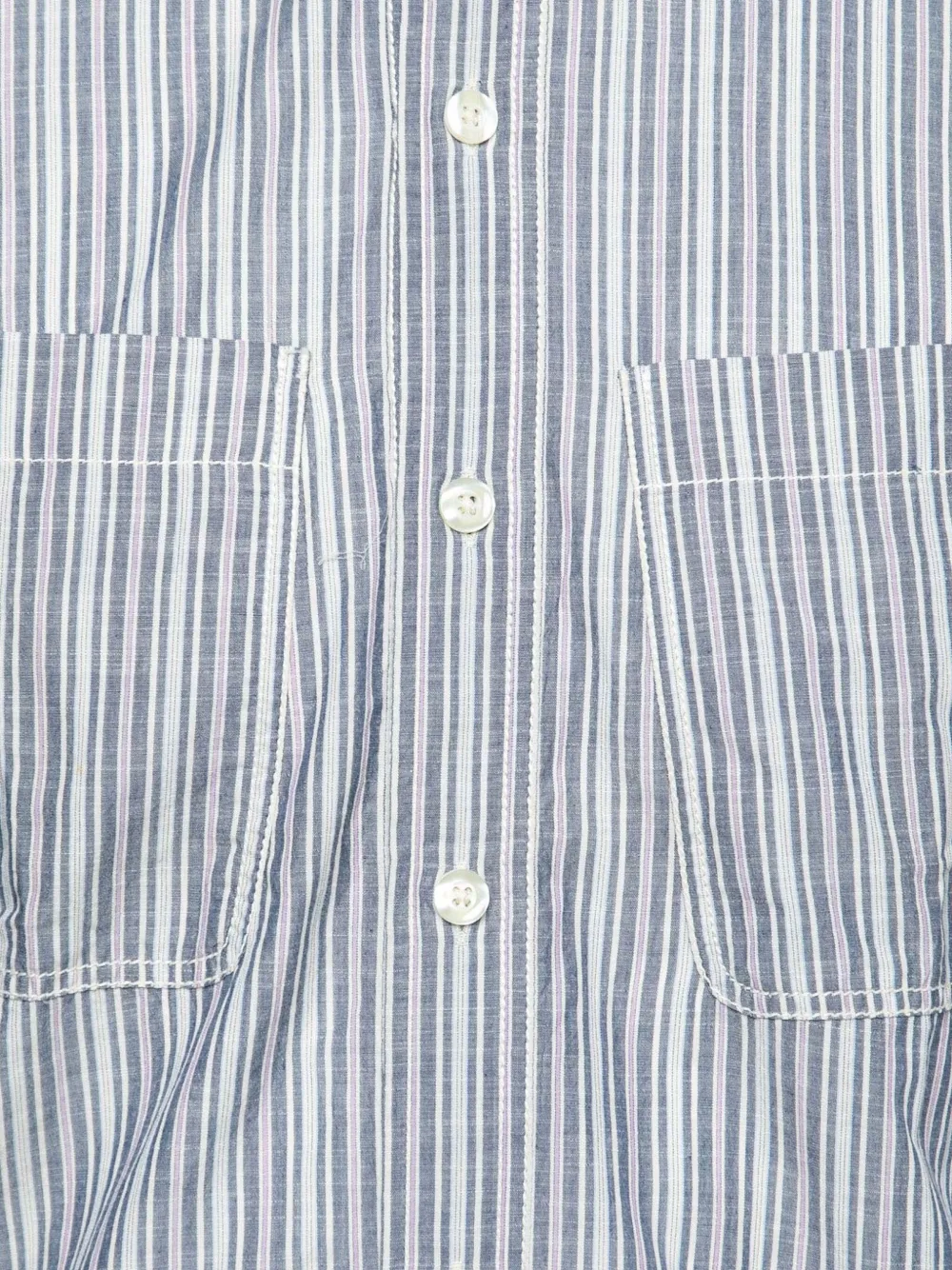 BOSS pre-owned striped-pattern pockets shirt | Image 2