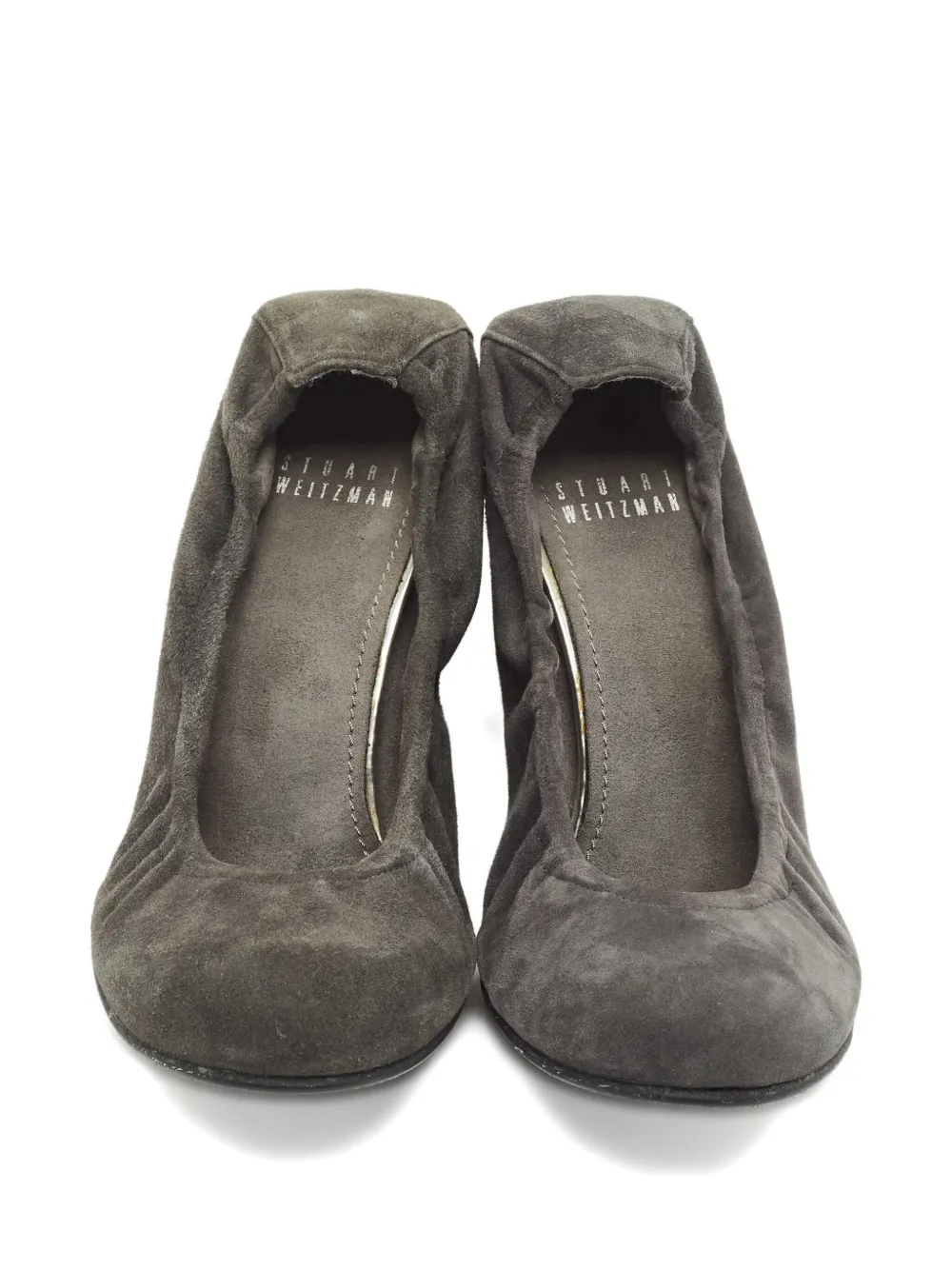 Pre-owned Stuart Weitzman 1144488 Grey In Gray