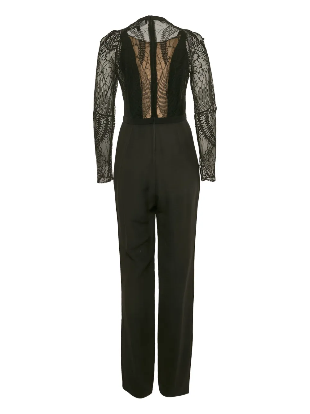 Gucci Pre-Owned Jumpsuit met vlak van kant - Zwart
