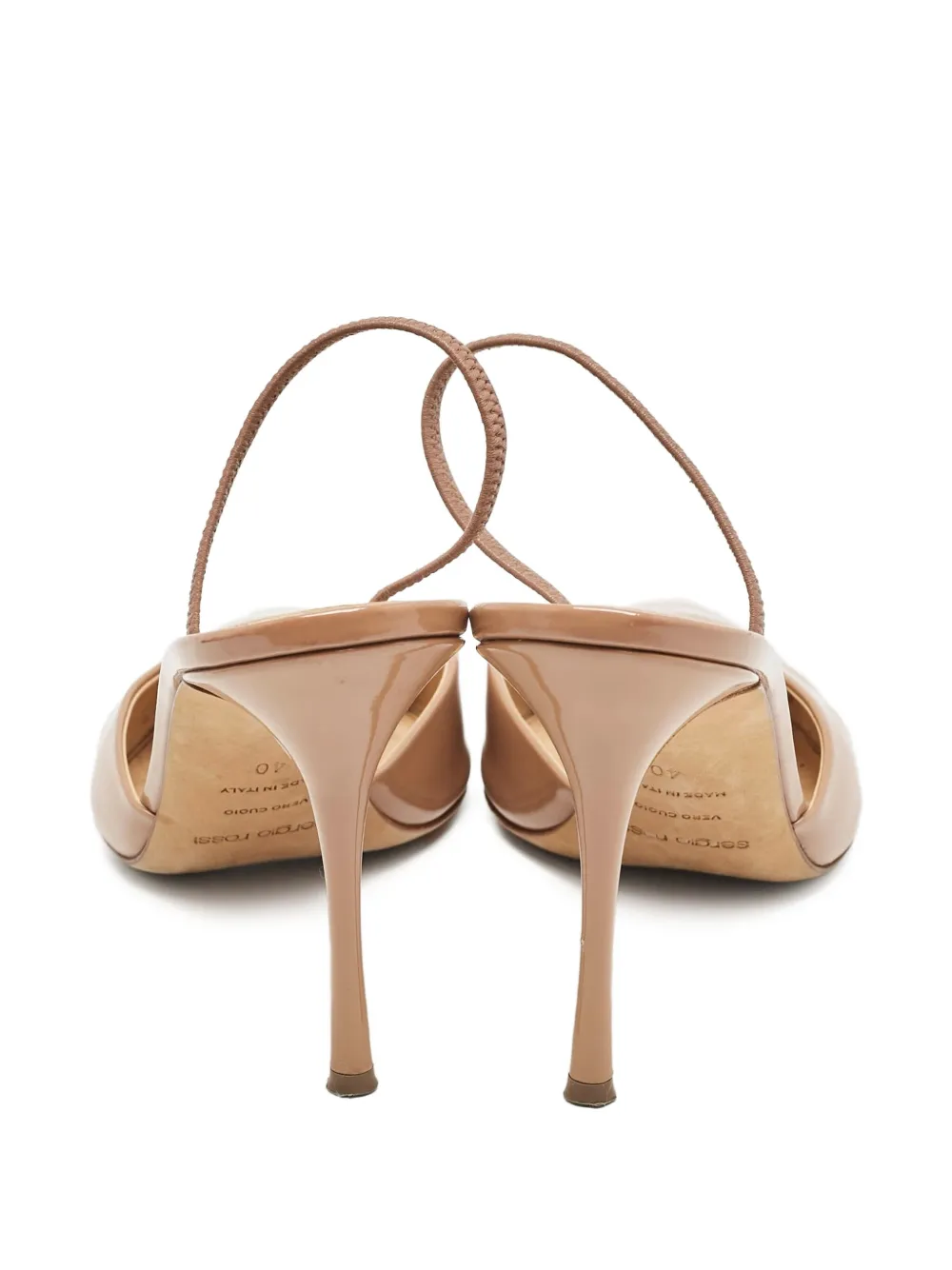 Sergio Rossi Vintage 75 mm Godiva pumps - Beige