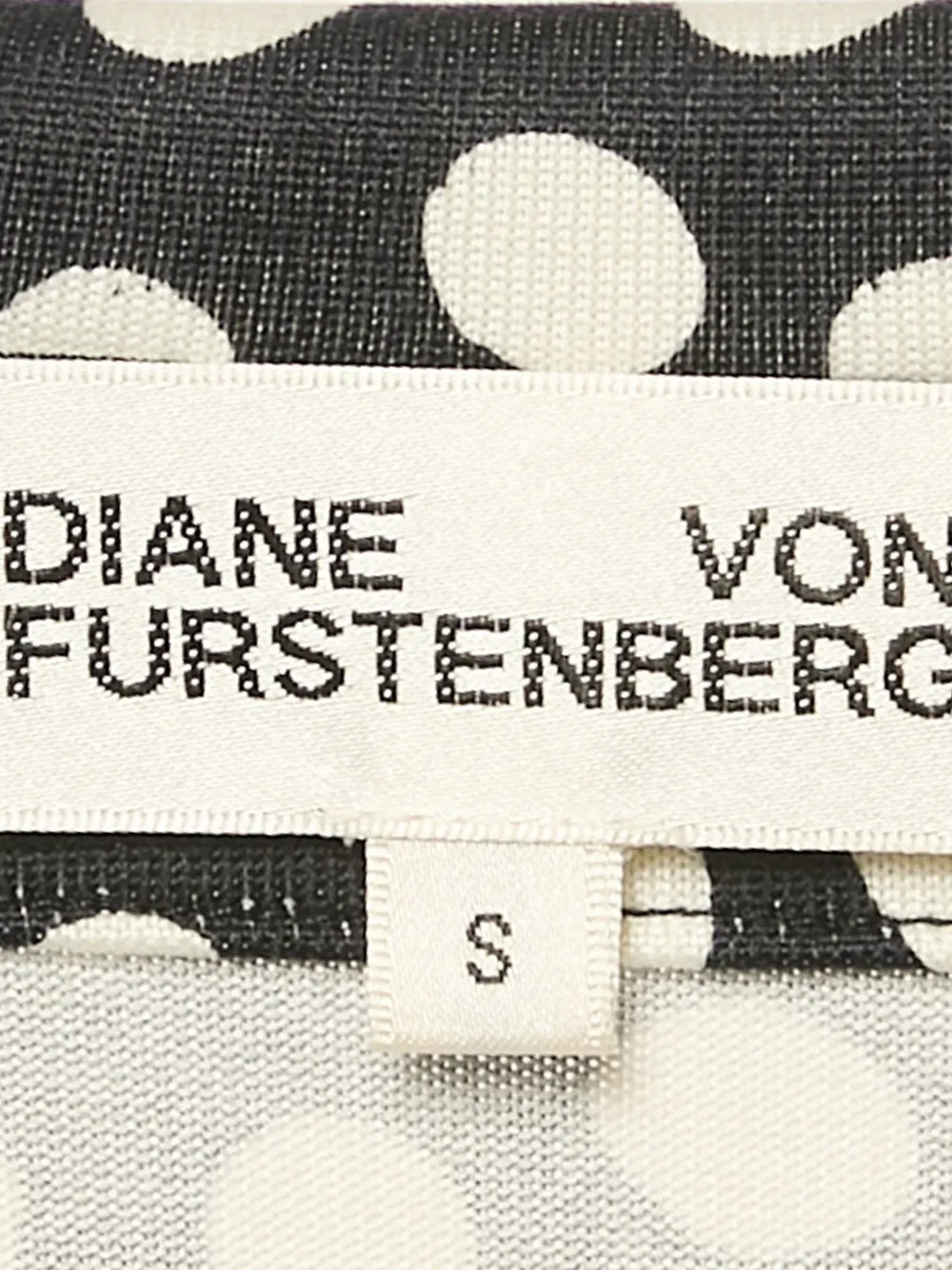 Pre-owned Diane Von Furstenberg Vintage Polka Dot-print Dress In Blue