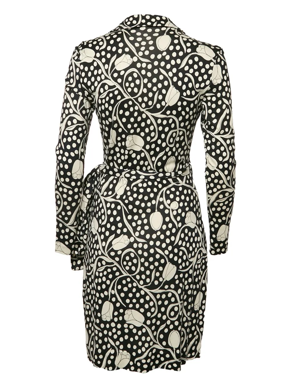 Diane Von Furstenberg Vintage Jurk met stippen - Blauw
