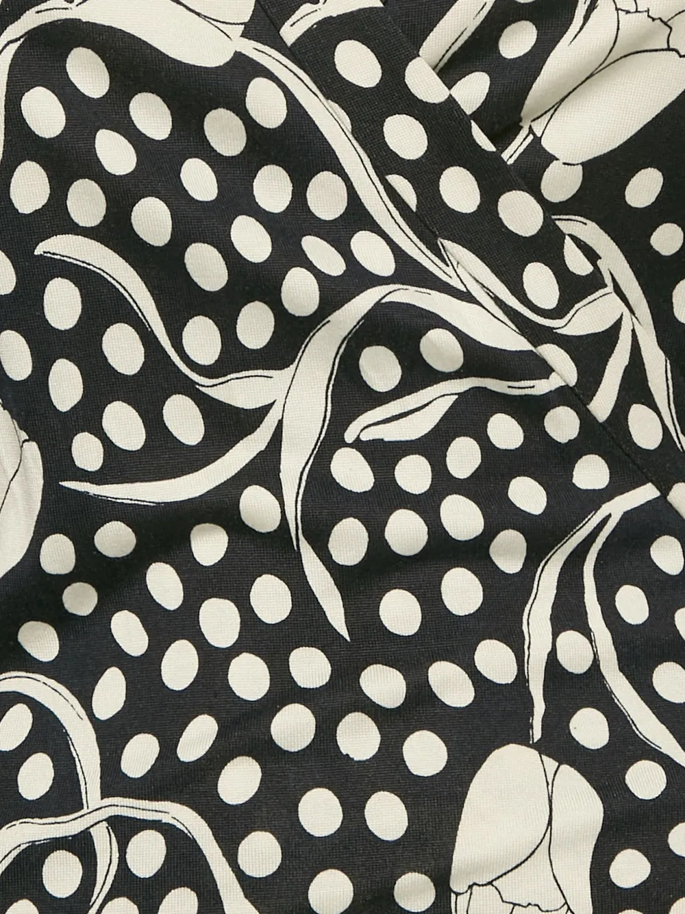 Pre-owned Diane Von Furstenberg Vintage Polka Dot-print Dress In Blue