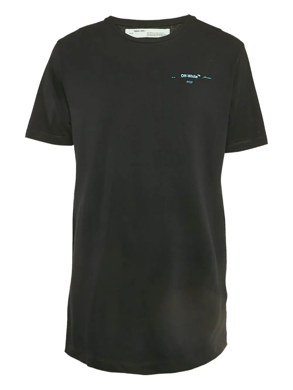 Off-White Pre-Owned logo cotton t-shirt | Black | Image 1