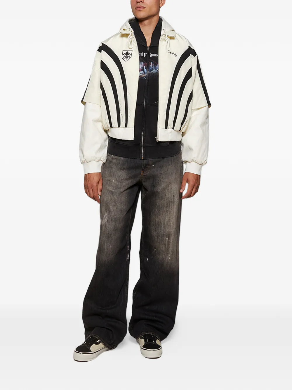 Praying chamarra con capucha y motivo de rayas | Hoodies | Image 2