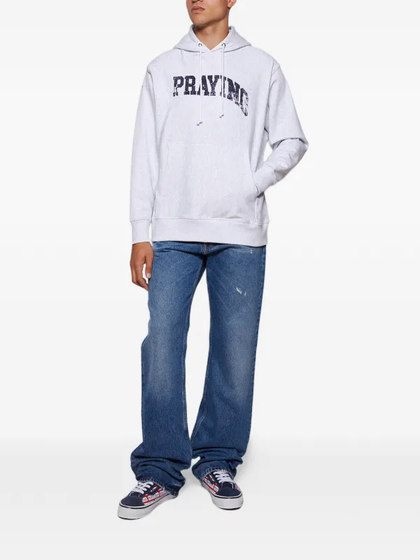 Praying College Praying Sweatshirt | Grey | FARFETCH
