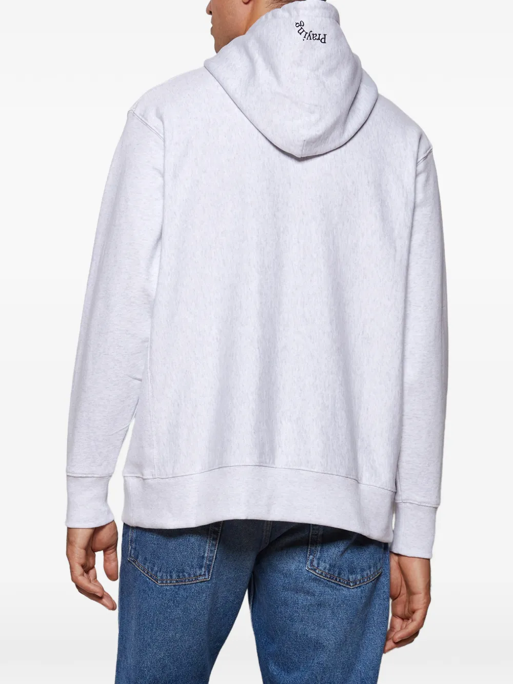 Praying College Sweatshirt In Gray