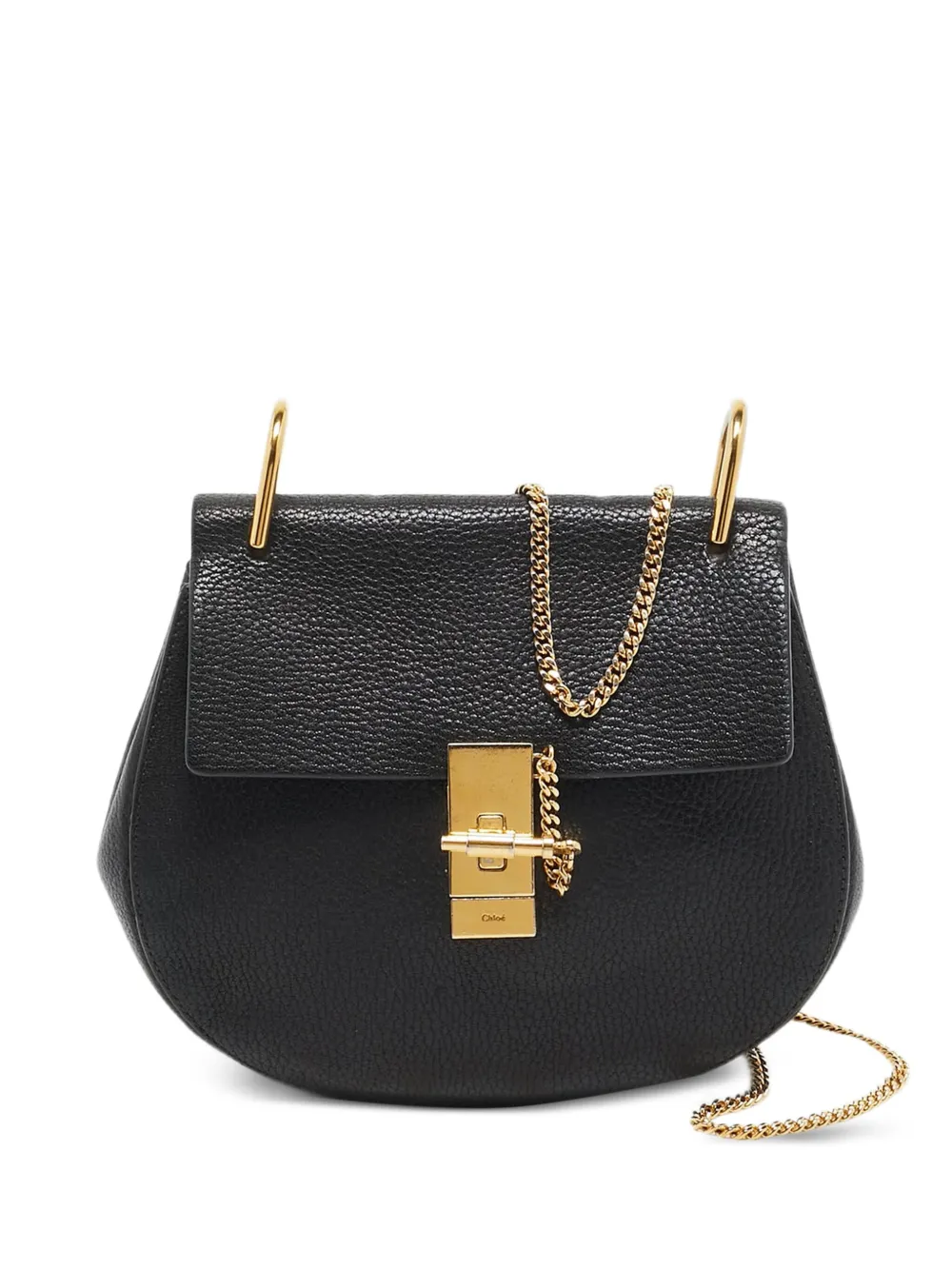 Chloé Pre-Owned Draw leather shoulder bag | Black | Image 1