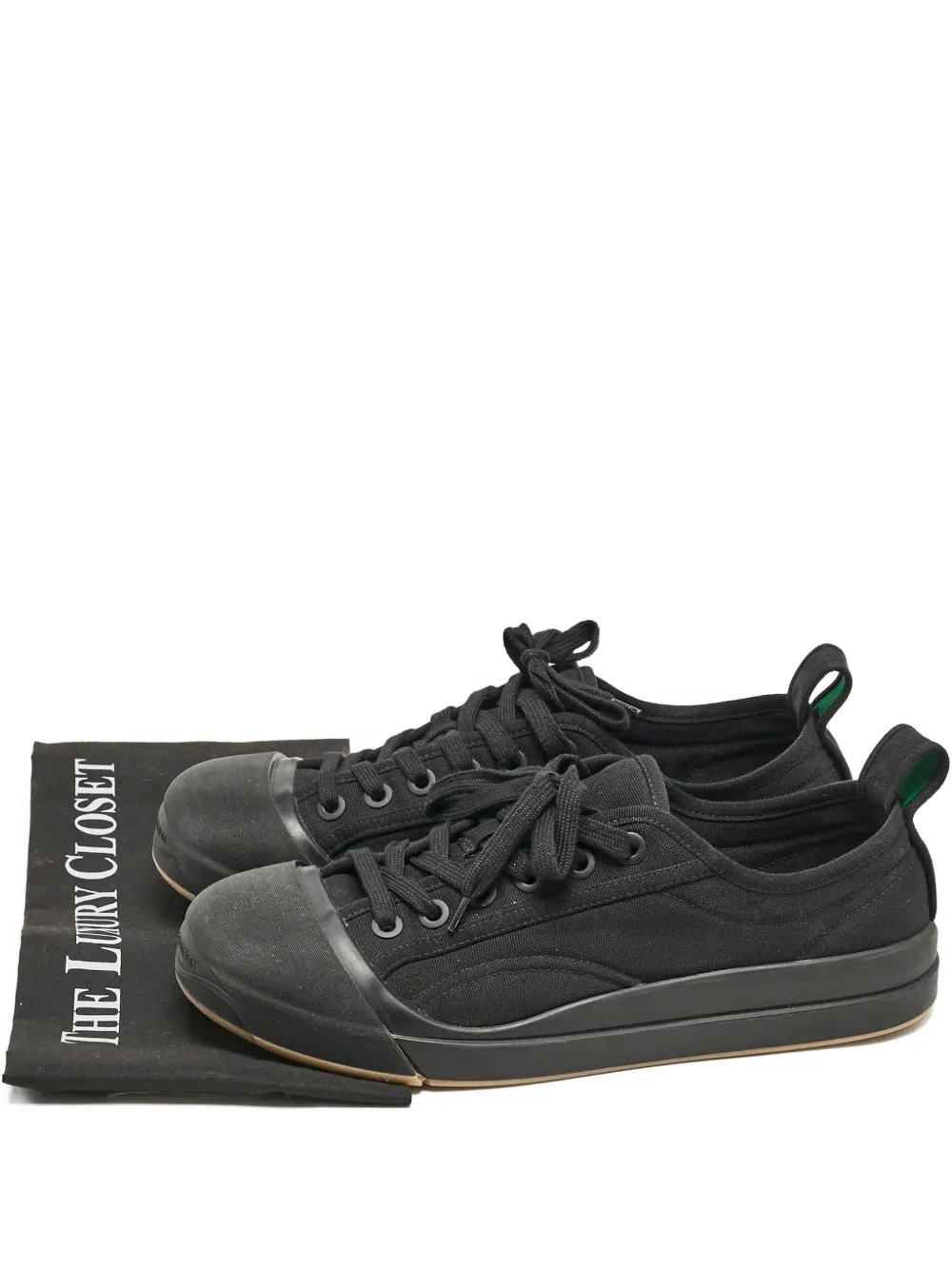 Bottega Veneta Pre-Owned baskets Vulcani en toile | noir | Image 1