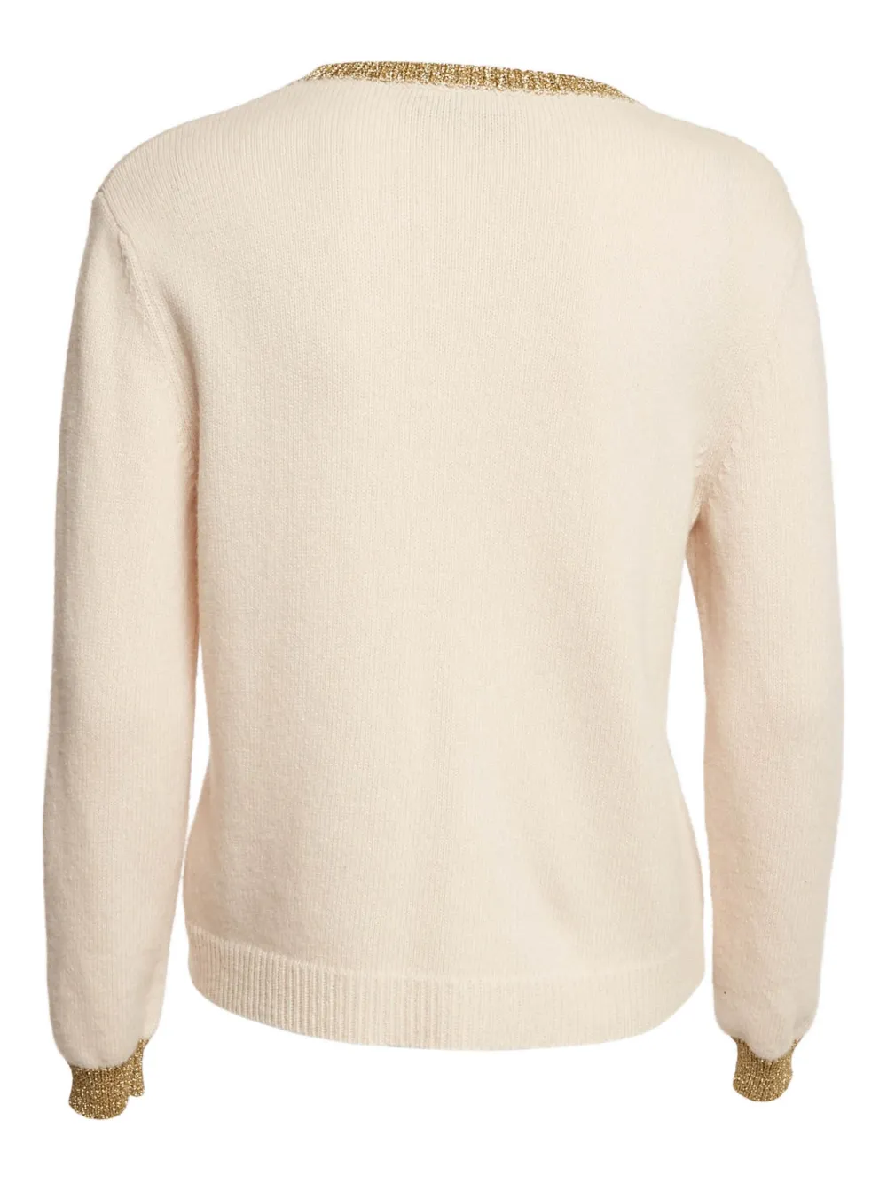 Gucci Pre-Owned 2024 lurex embroidered sweater | Image 2