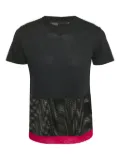 Prada Pre-Owned mesh-insert cotton T-shirt - Blue