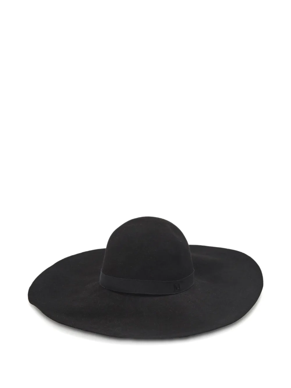 Maison Michel pre-owned Blanche wide-brim felt hat | Black | Image 1