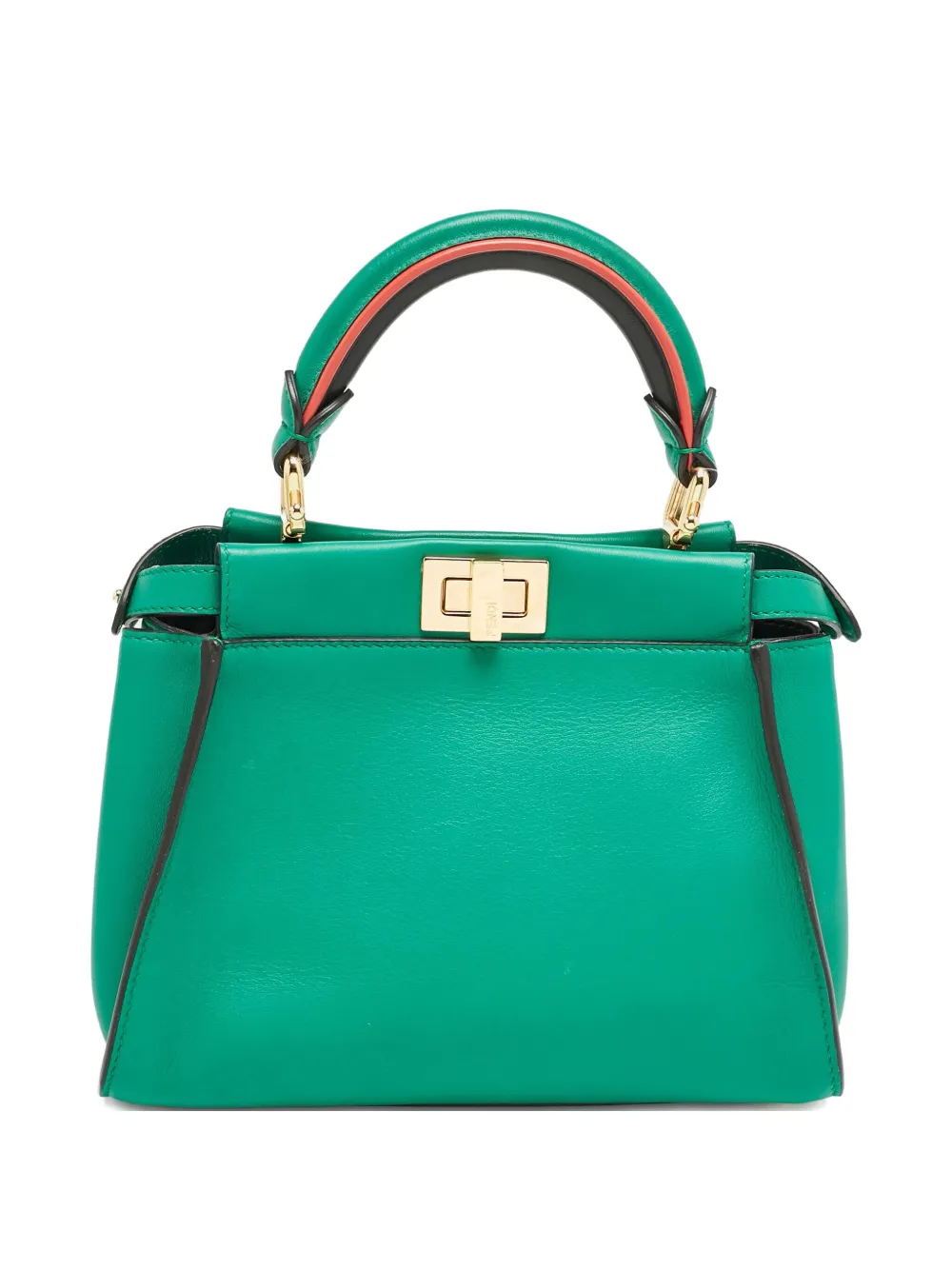 Fendi Pre-Owned Peekaboo leather handbag | Green | Image 1