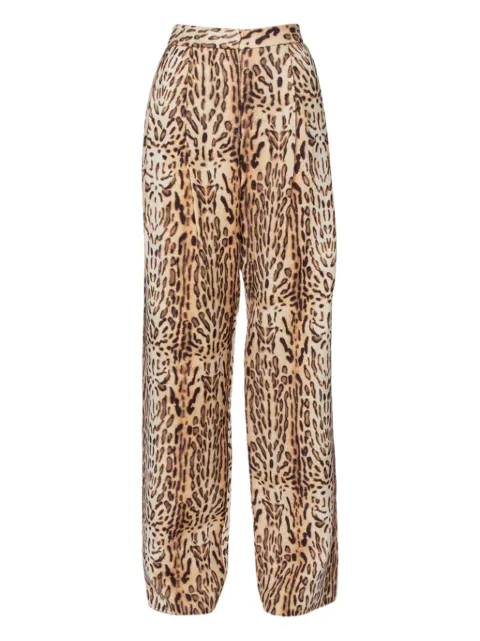 Adam Lippes animal-print trousers