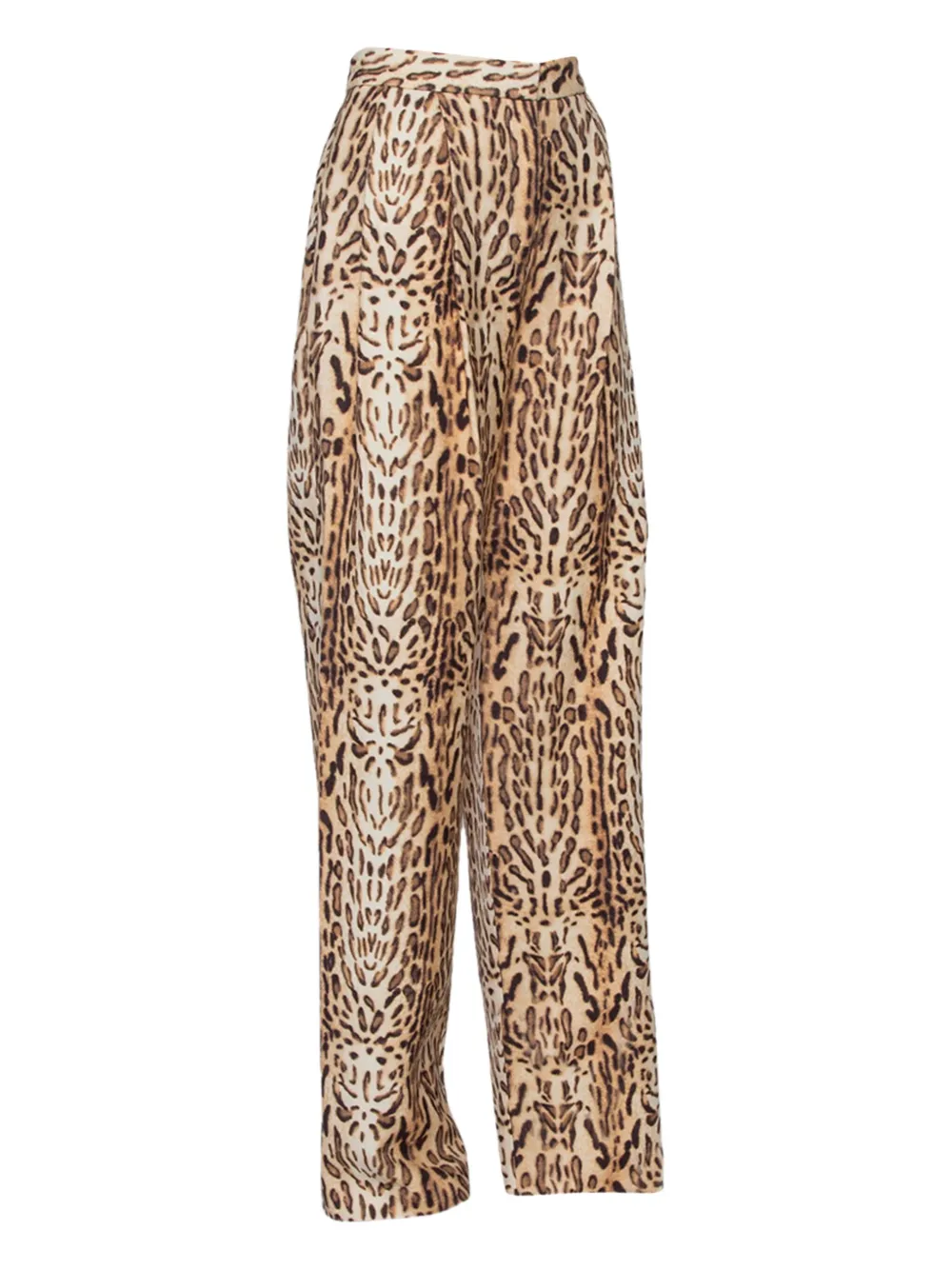 Adam Lippes Broek met dierenprint - Bruin