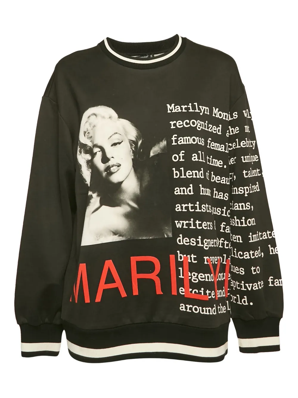 Dolce & Gabbana Pre-Owned Marilyn Monroe graphic sweatshirt | Black | Image 1