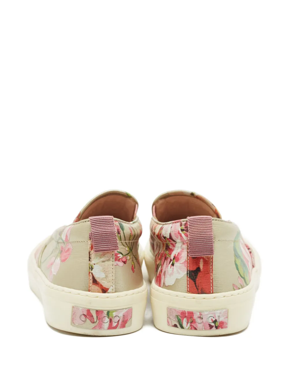 Gucci Pre-Owned Sneakers met bloemenprint - Roze