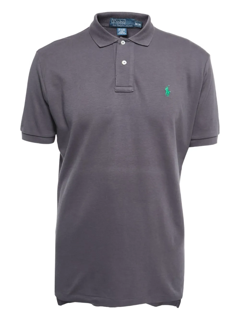 Polo Ralph Lauren Vintage cotton polo shirt | Grey | Image 1