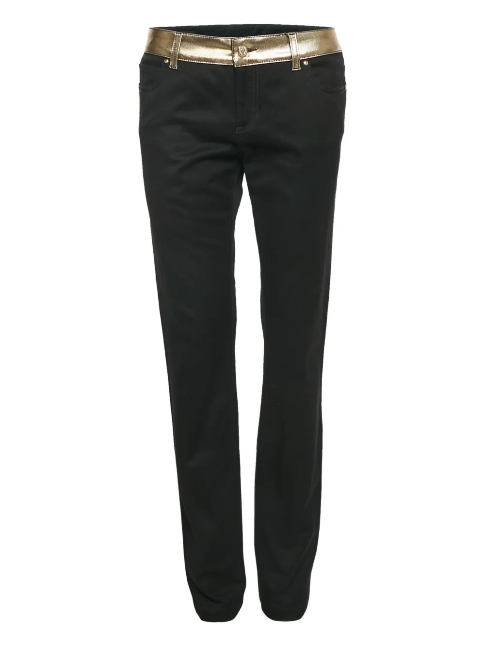 Gucci Pre-Owned Jeans mit Print - Schwarz