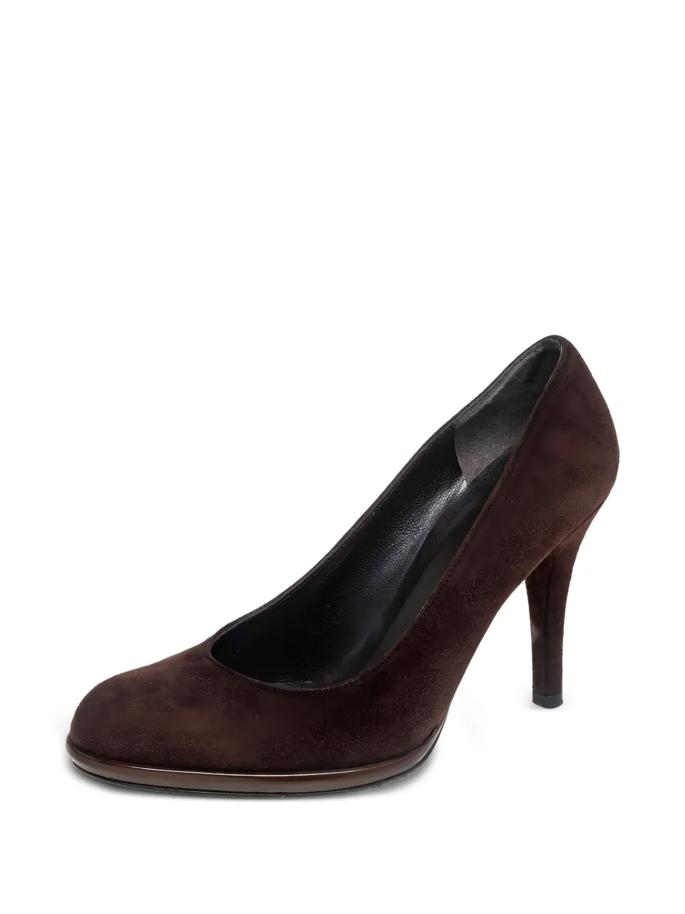 Stuart Weitzman suede round-toe pumps | Image 2