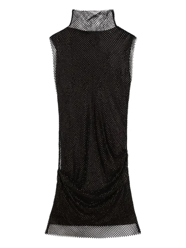 Sportmax Crystal-embellished Mini Dress - Black Sportmax Crystal-embellished Mini Dress - Black