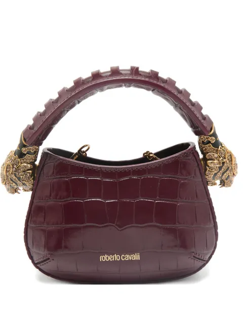 Roberto Cavalli Vintage crocodile-embossed tote bag
