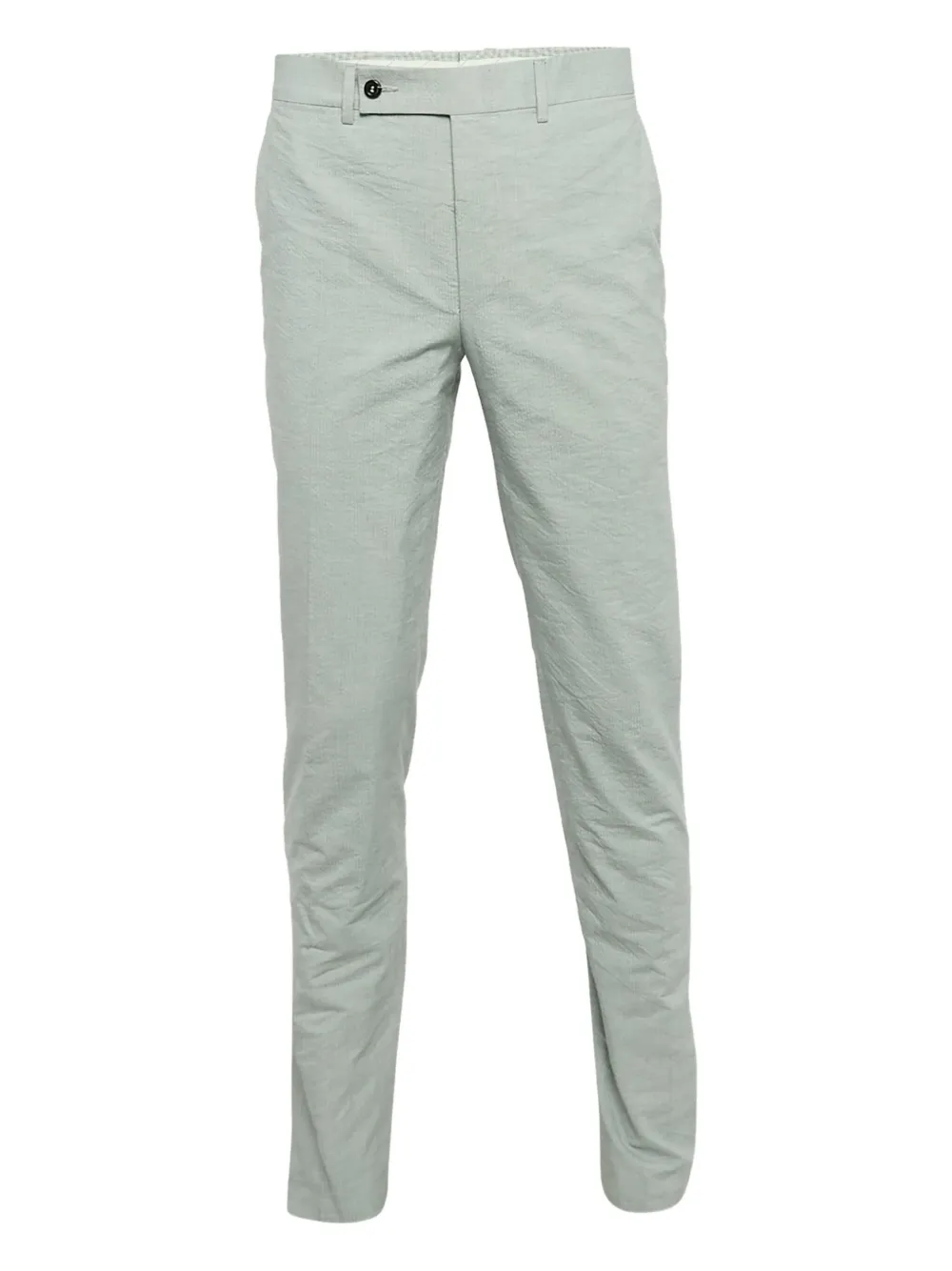 Saint Laurent Pre-Owned cotton texture trousers | Blue | Image 1