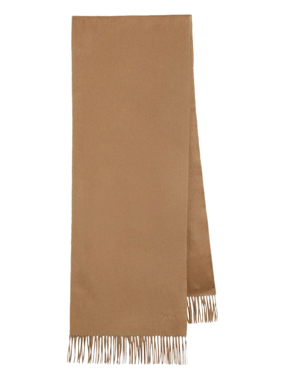 Max Mara mascada con flecos | marrón | Image 1