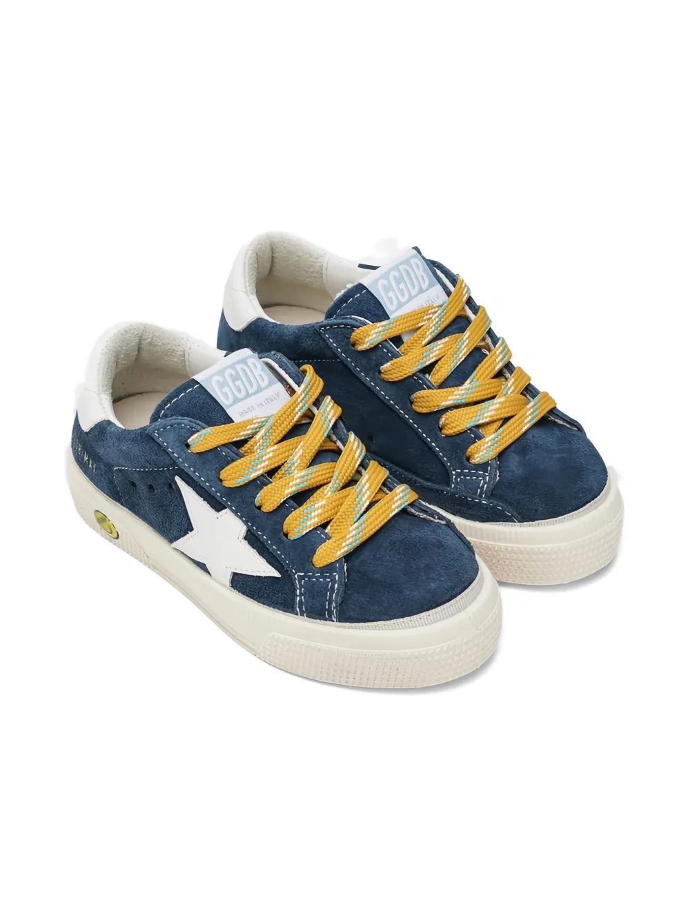 Golden Goose Kids Sneakers verfraaid met sterren Blauw