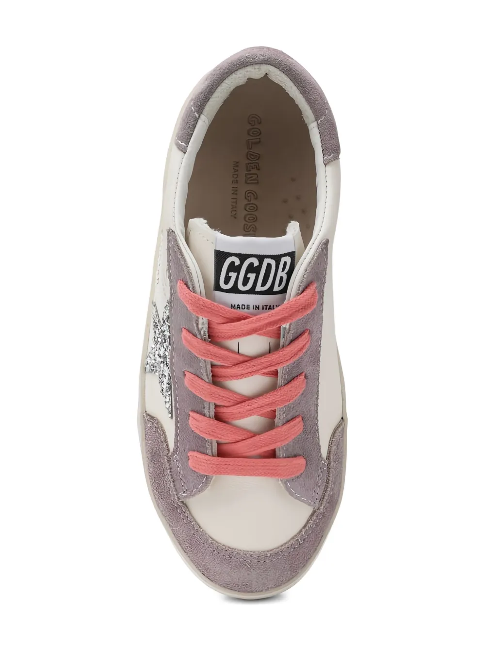 Golden Goose Super-star Suede Sneakers In White