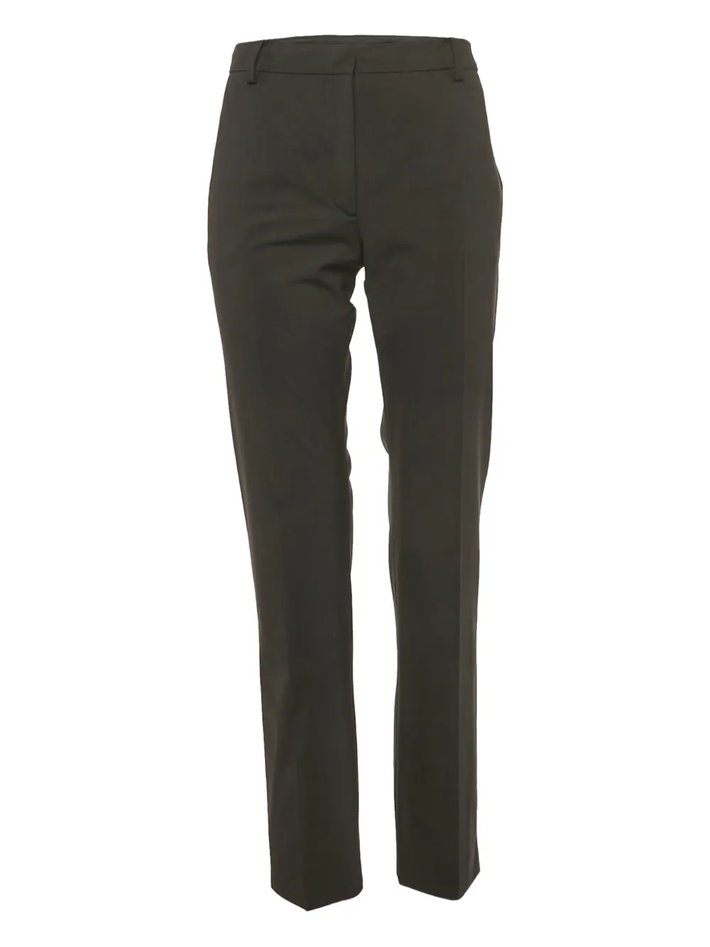 Pre-owned Valentino Pressed-crease Trousers In Black