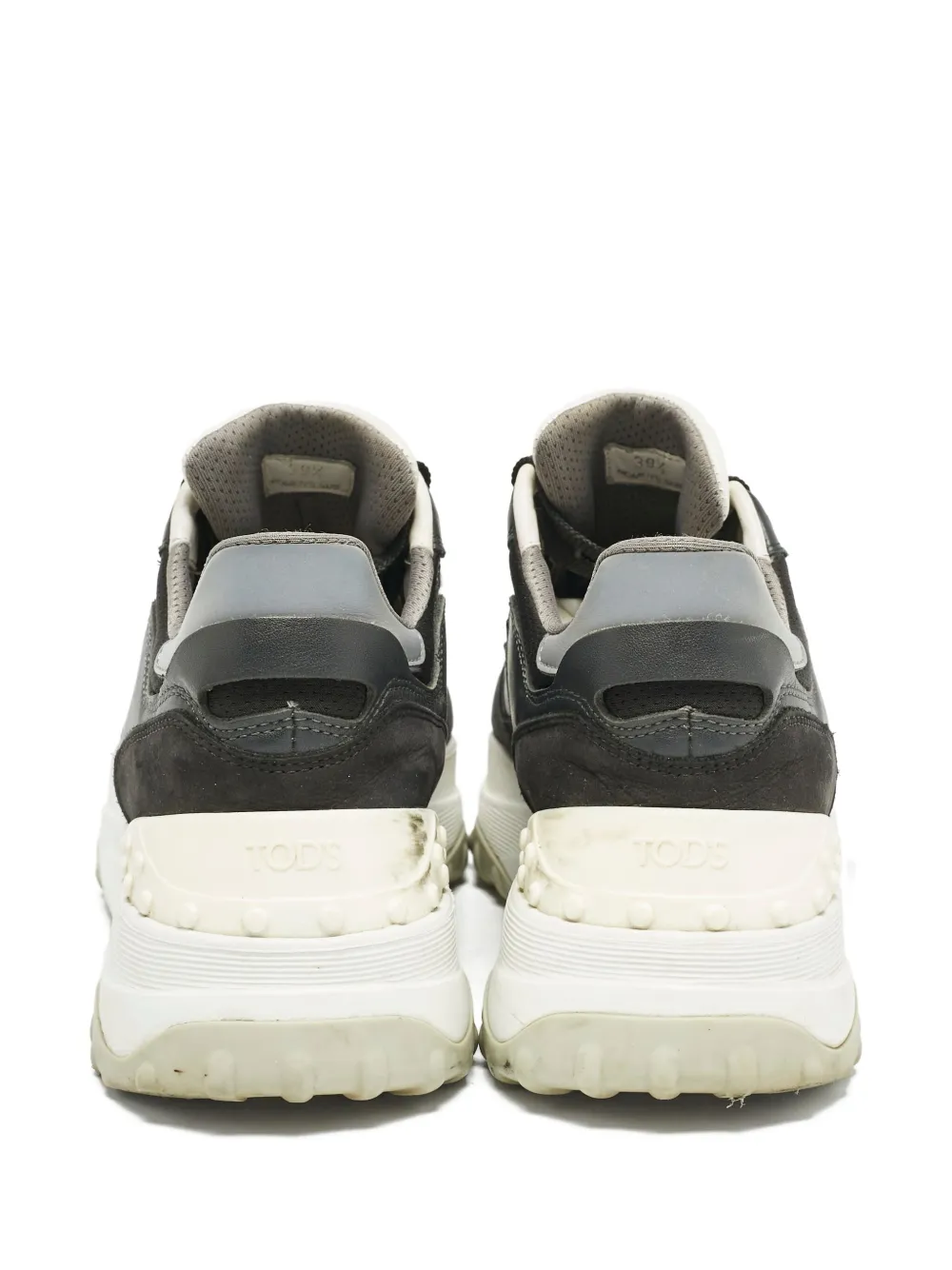 Tod's Vintage Leren sneakers - Zwart