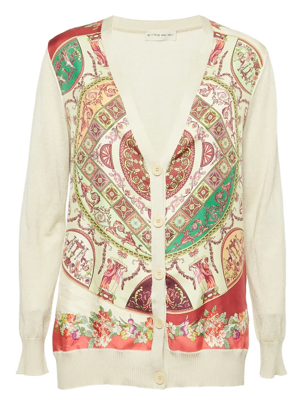 Etro Pre-Owned paisley long-sleeved cardigan | Neutrals | Image 1