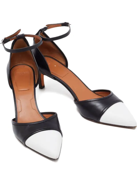 Givenchy Pre-Owned 65mm D'Orsay leather ankle-strap heeled pumps