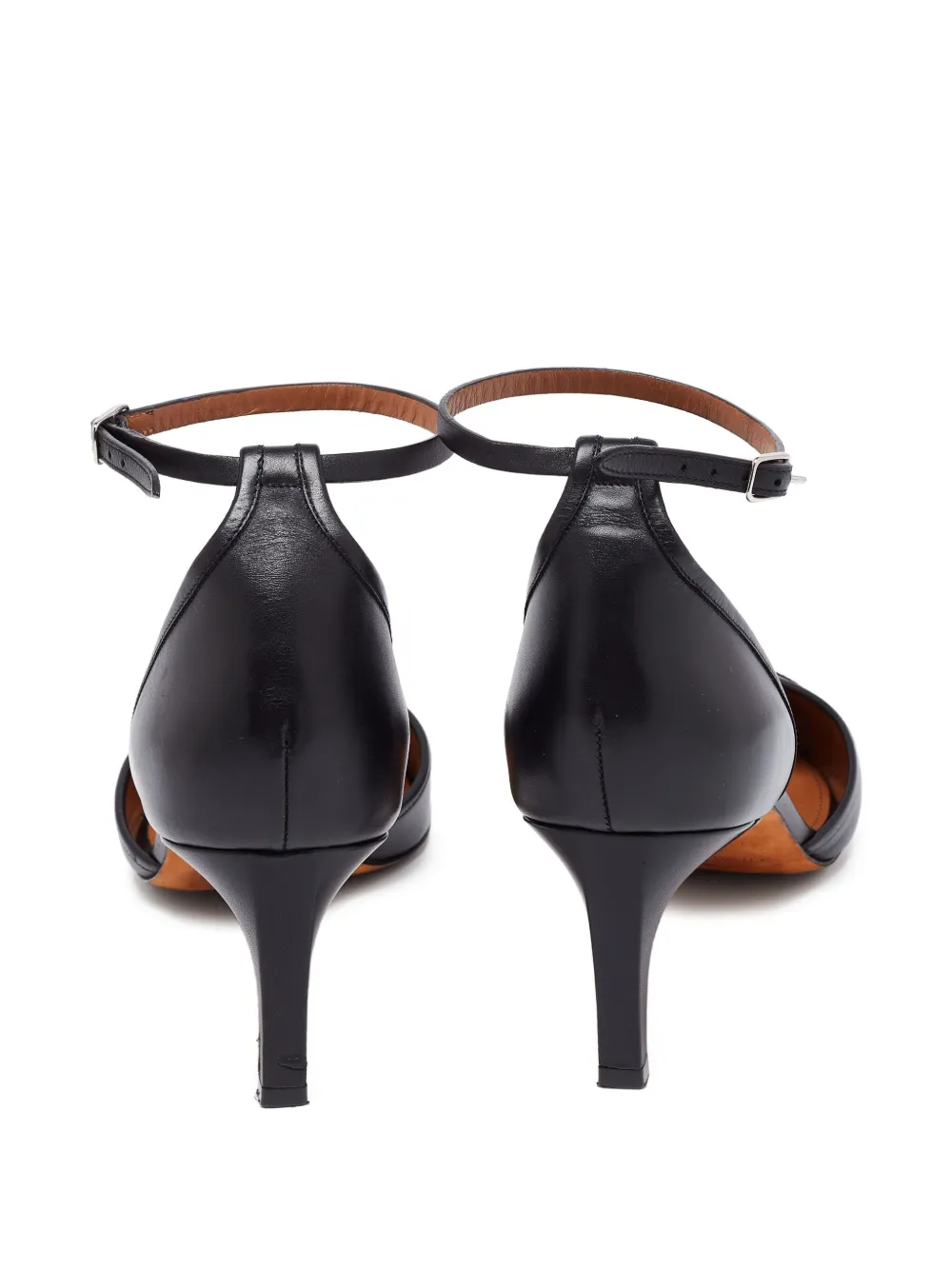 Givenchy Pre-Owned 65 mm D'Orsay leren pumps met enkelbandje - Zwart