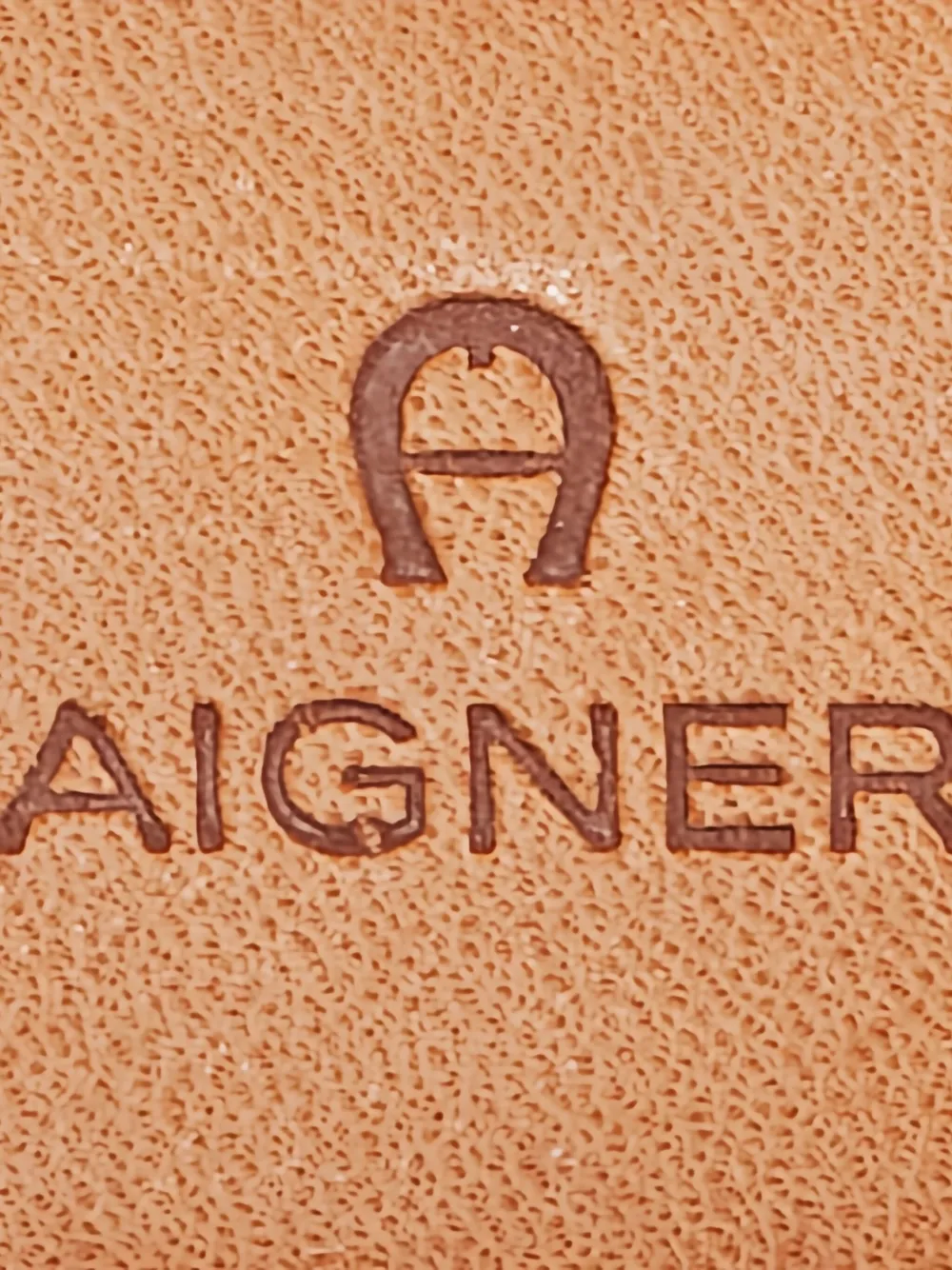 Pre-owned Aigner Vintage Monogram-pattern Belt In Gray