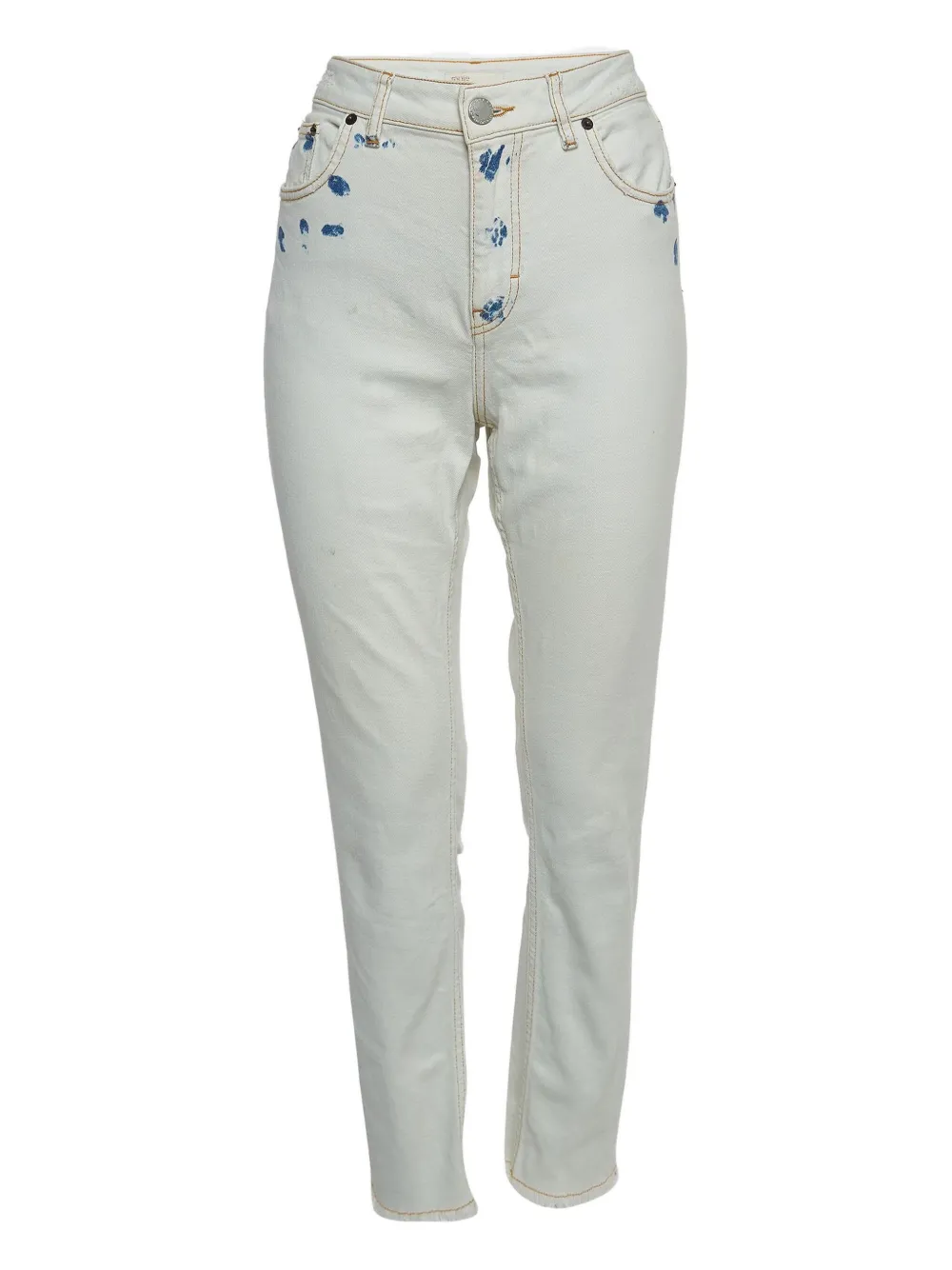 Maje Jeans con effetto schiarito - Bianco