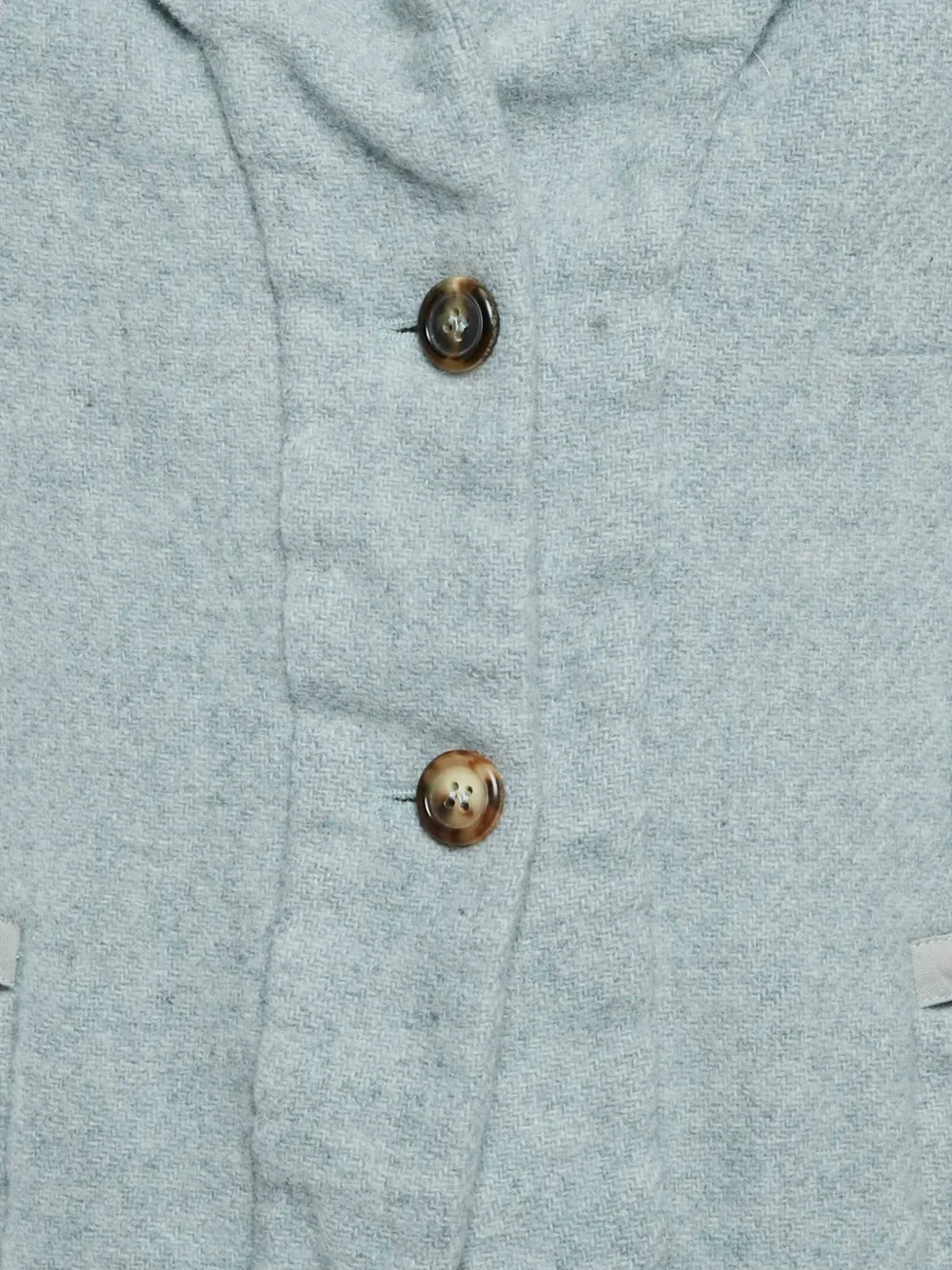 Pre-owned Saint Laurent Single-breasted Wool Jacket In Gray