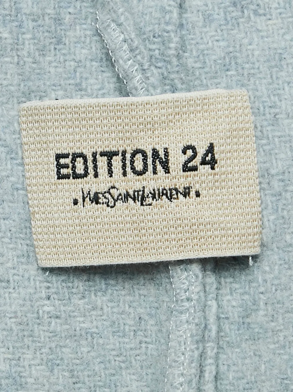 Pre-owned Saint Laurent Single-breasted Wool Jacket In Gray