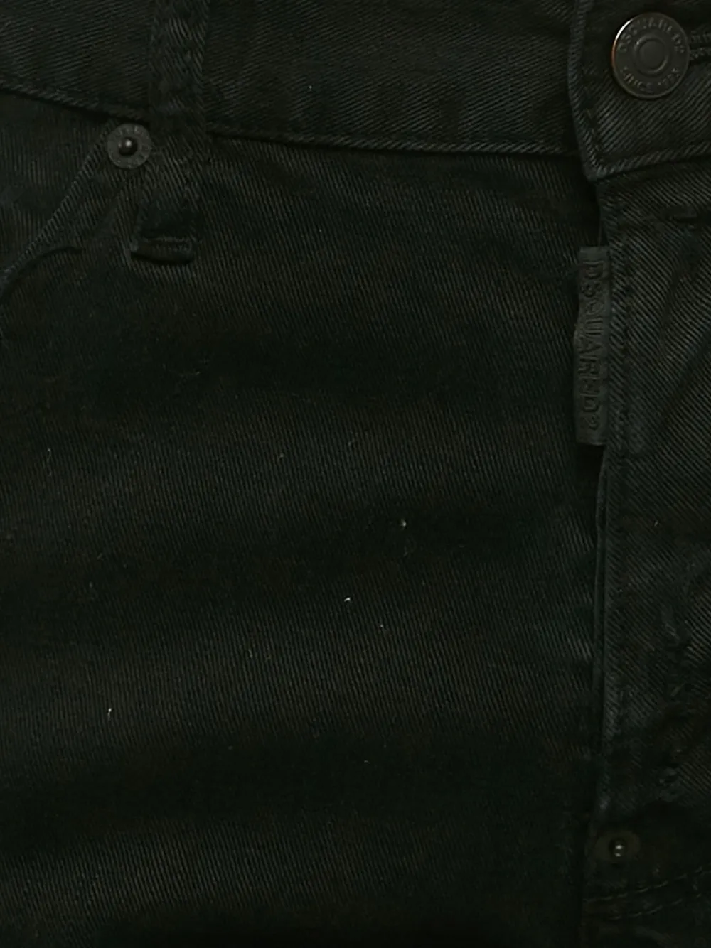 Pre-owned Dsquared2 Distressed Trousers In Black