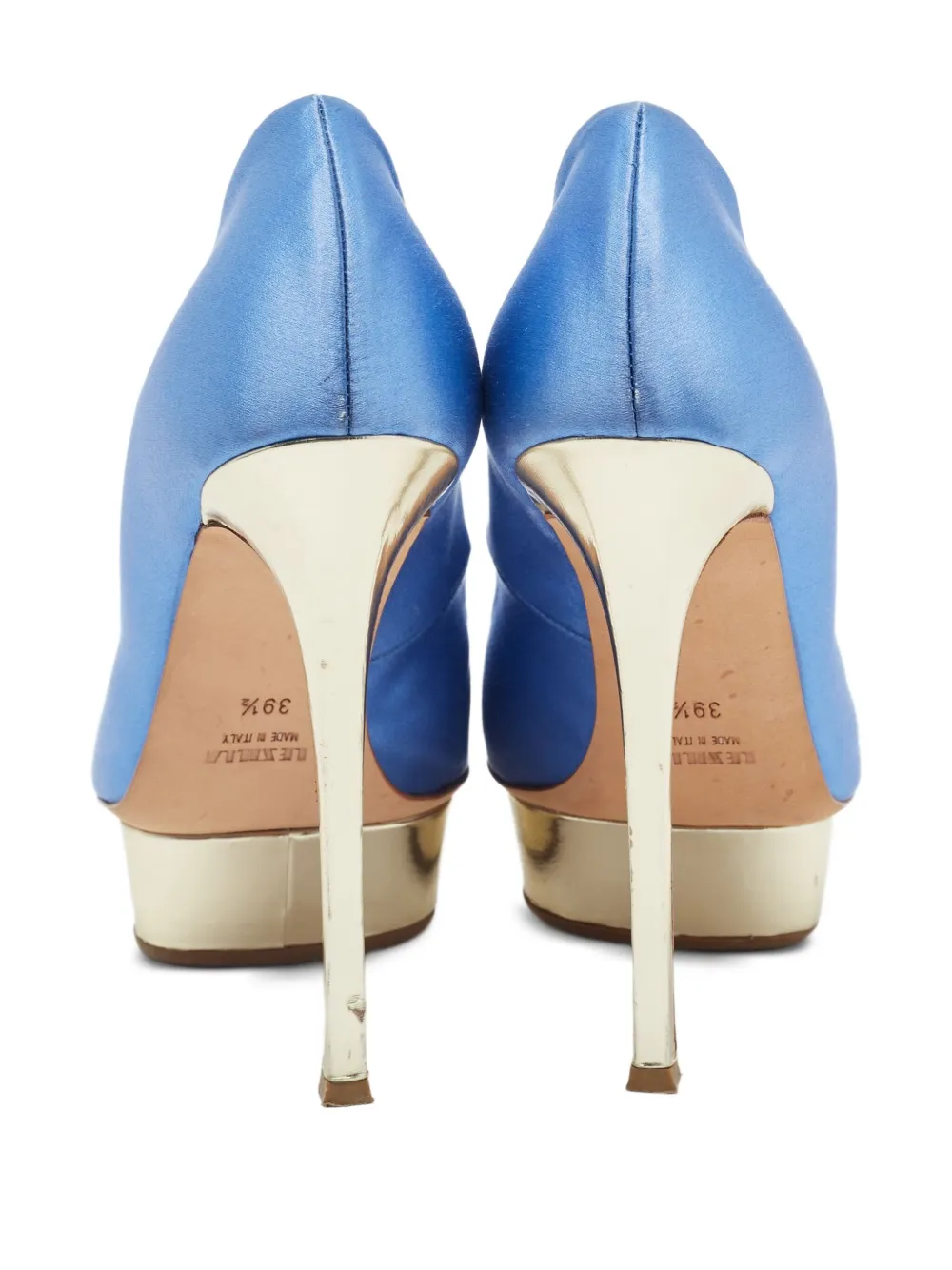 Le Silla 2024 pumps met plateauzool - Blauw