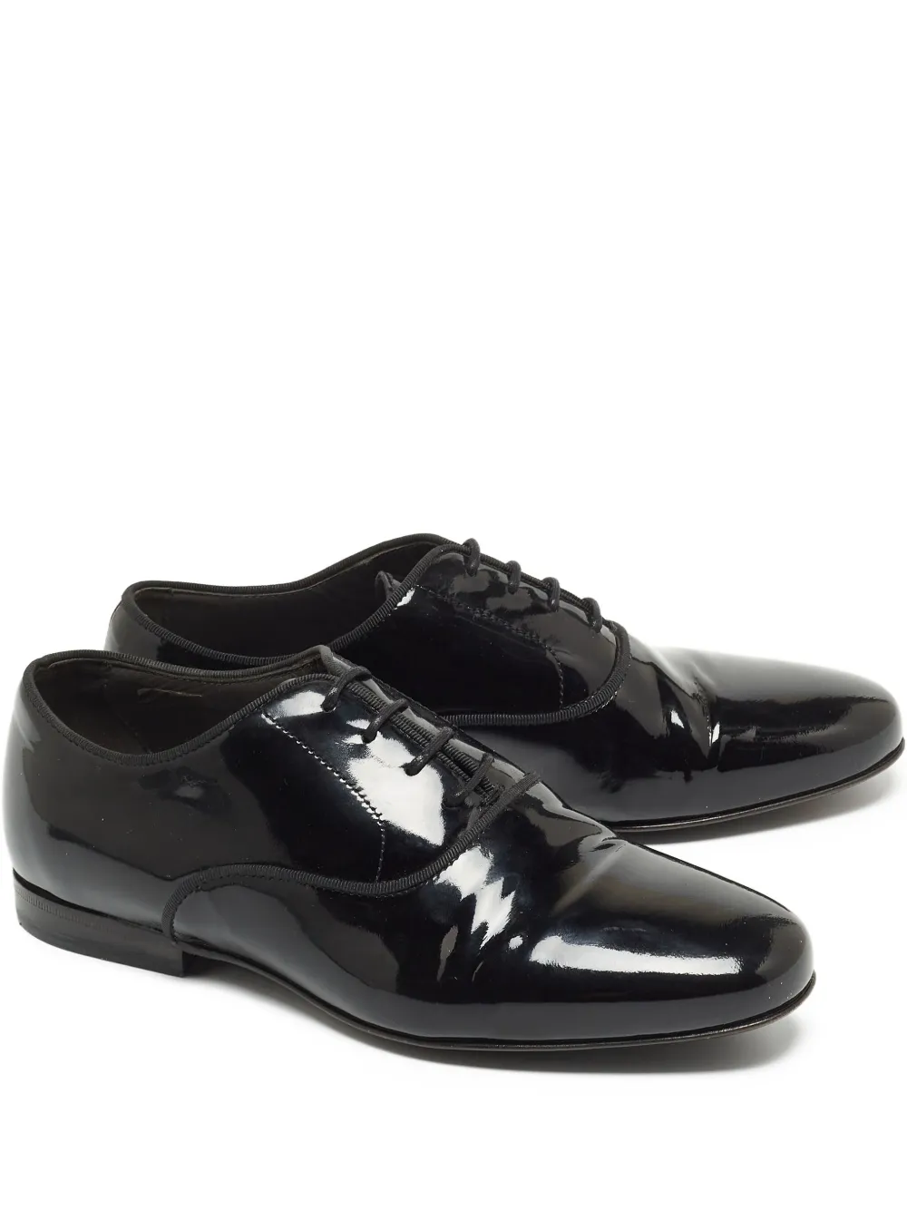 Lanvin Pre-Owned Oxford-Schuhe mit Schnürung - Schwarz
