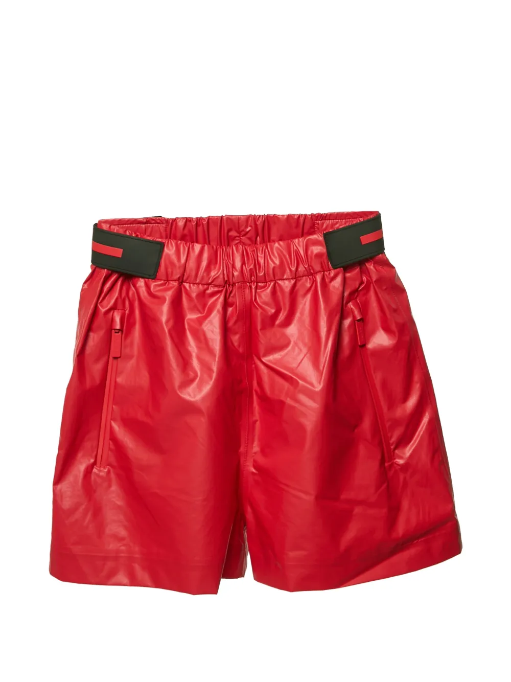 Prada Pre-Owned Shorts con logo - Rosso