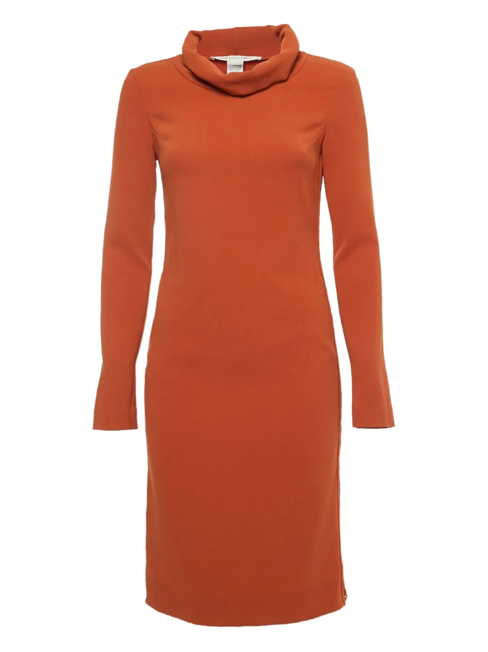 Diane Von Furstenberg Vintage turtleneck mini dress | Brown | Image 1