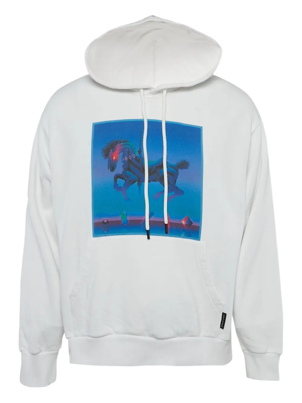 Marcelo Burlon County of Milan horse-print hoodie | White | Image 1